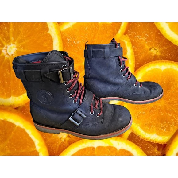 Polo Maurice Combat Boots With‎ 2 Buckles Size 9.5D
